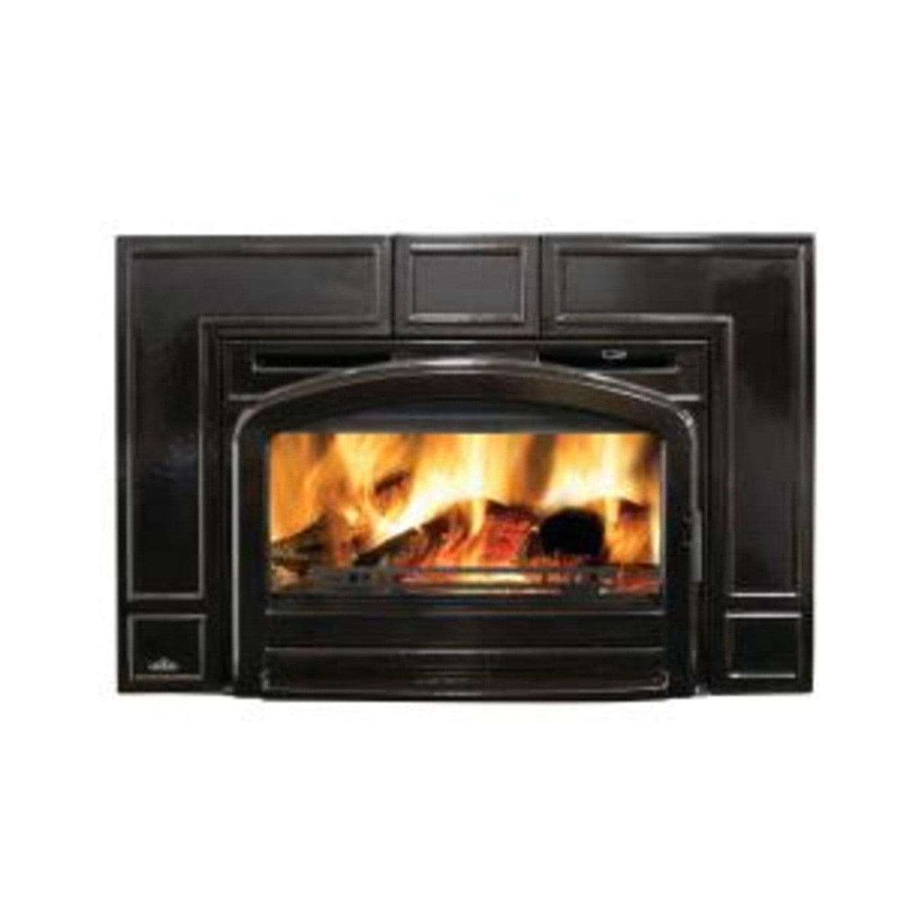 OAKDALE EPI3TN Wood Burning Traditional Majolica Brown Fireplace Insert - EPI3T-1 - Chimney Cricket