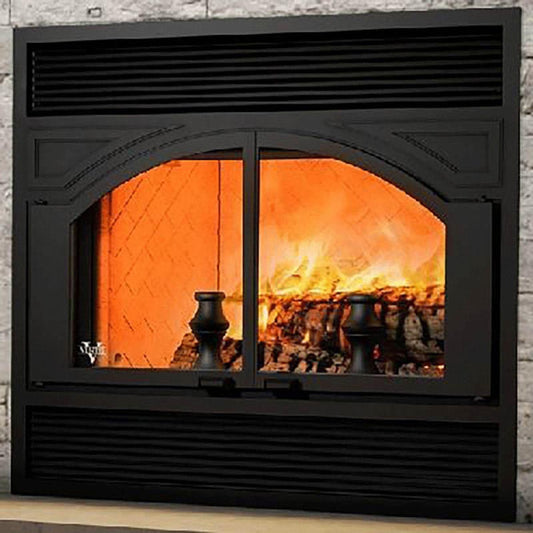 Rustic Style Faceplate use with ME300 Wood Burning Fireplace - VBA1520 - Chimney Cricket
