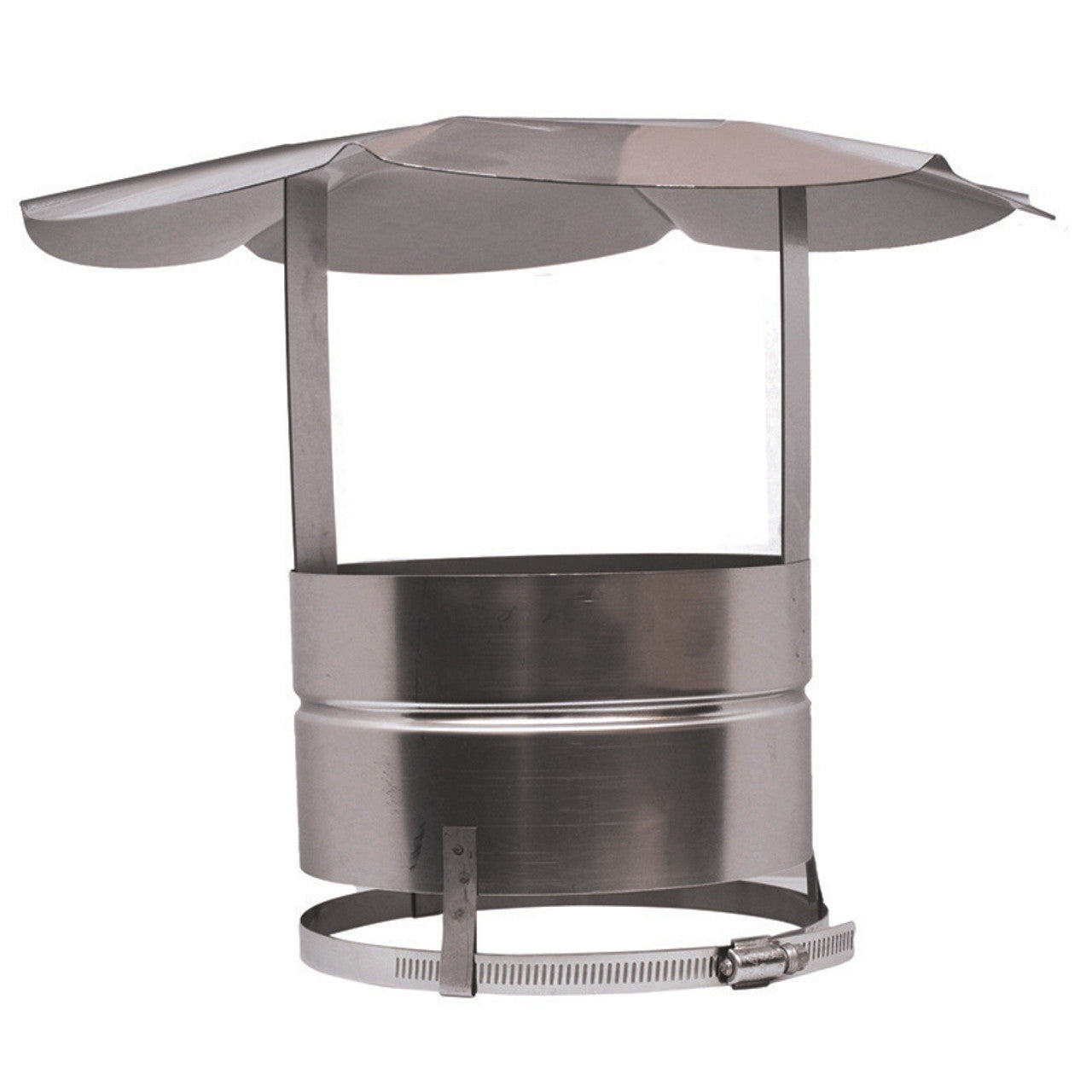 5.5" Forever Flex 316Ti-Alloy Stainless Steel Light Flex/Hybrid Rain Cap - CNSLF5.5 - Chimney Cricket