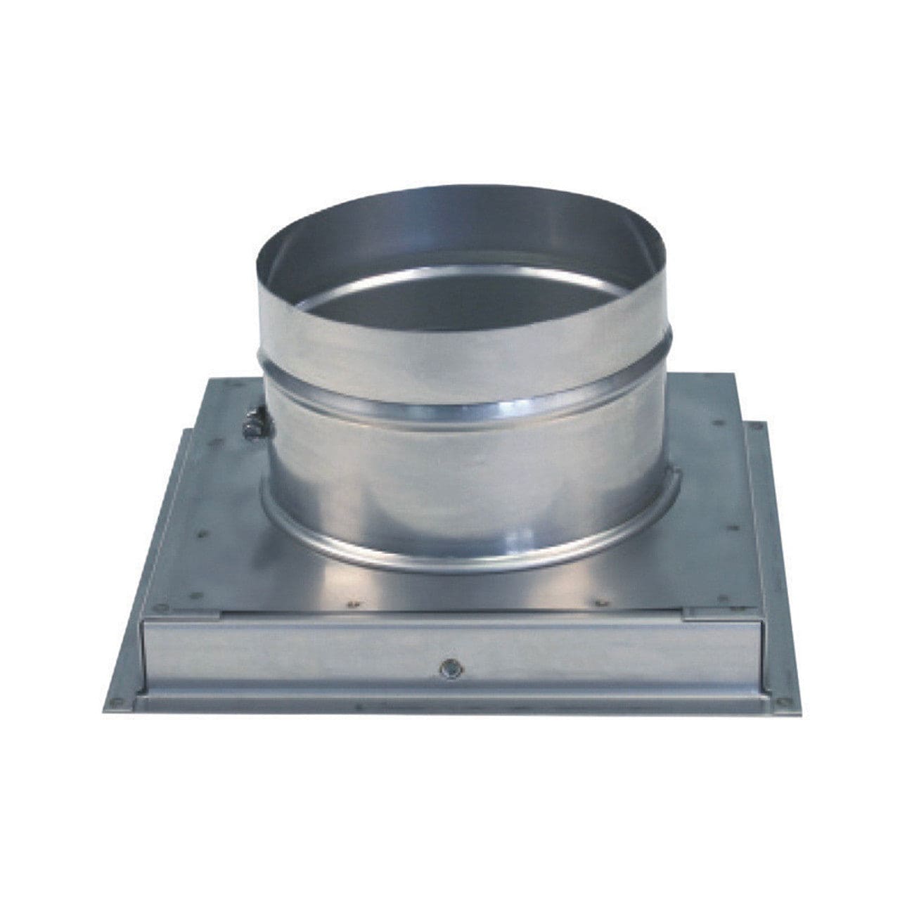 6" Olympia New Universal Components 18-Gauge 8" x 8" Terracotta Top Plate - TPTC6-88 - Chimney Cricket