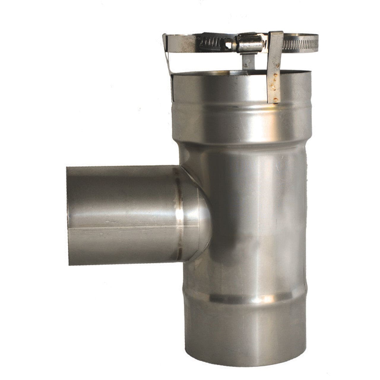 3" Olympia New Universal Components Tee with 3" Fixed Take-Off - TLF33 - Chimney Cricket