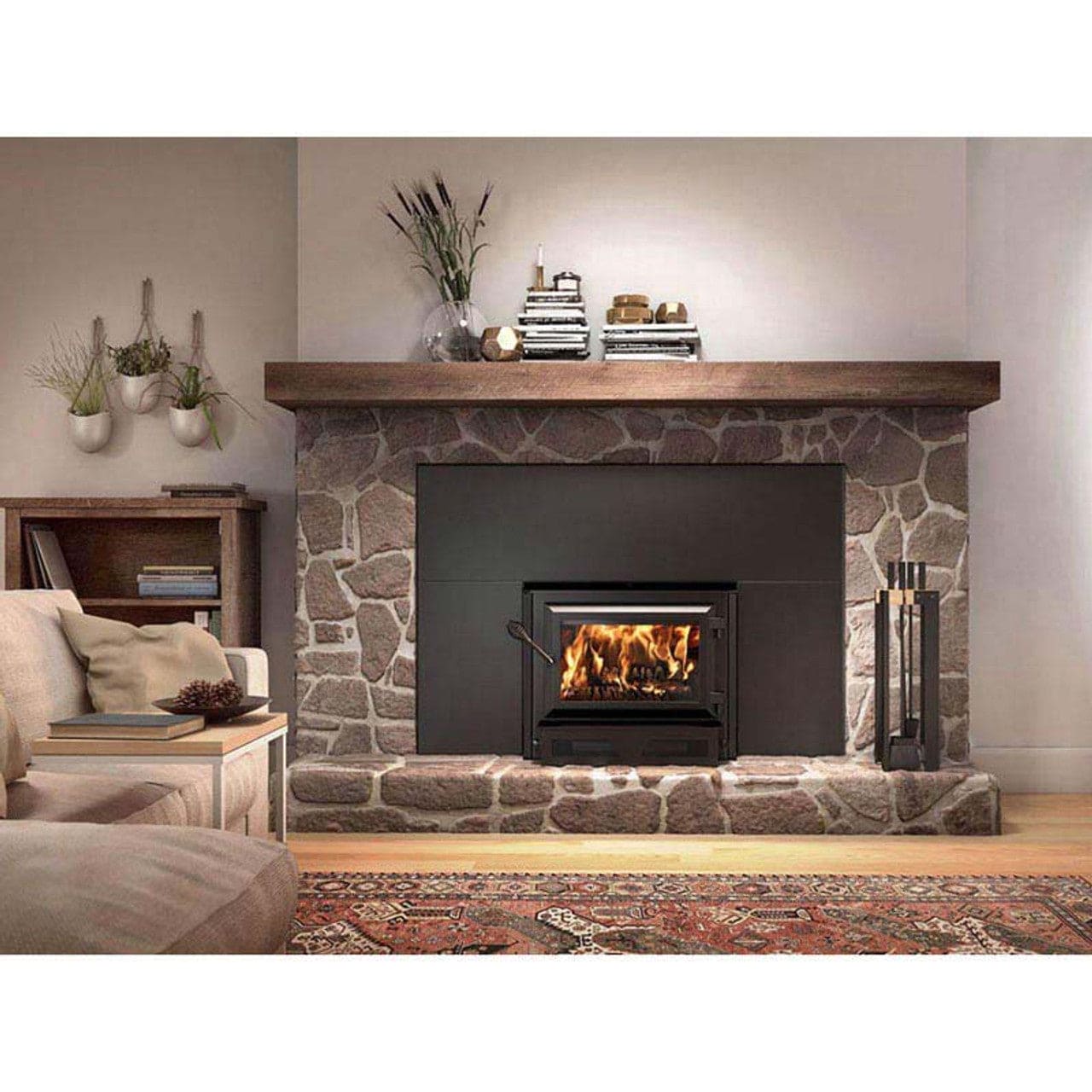 Ventis HEI170 Wood Burning Fireplace Insert with 1800 Sq Ft Max Heating Space - HEI170 - Chimney Cricket