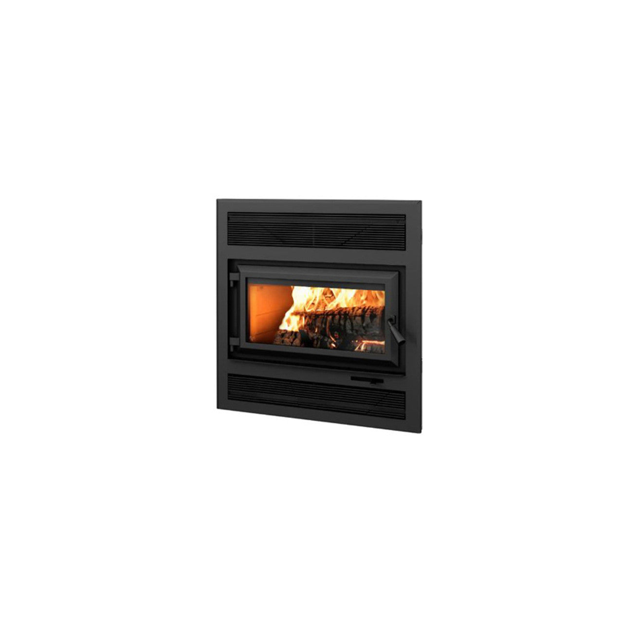 Large Sized Single Door Wood Burning Fireplace with 2200 Sq Ft Max Heating Space - HE250R - Chimney Cricket