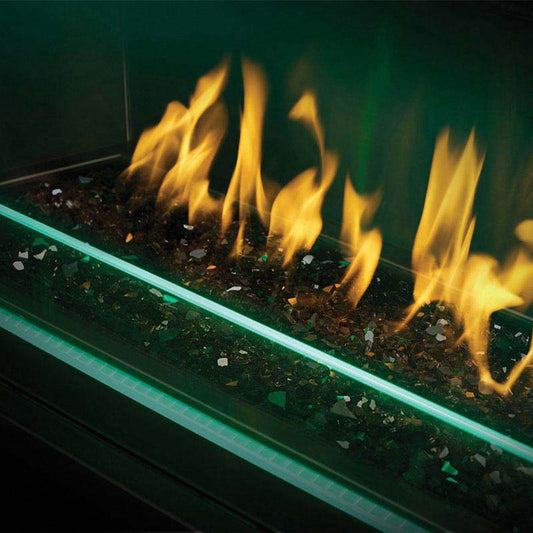 Napoleon Galaxy 48 Outdoor Linear Single-Sided Electronic Start Gas Fireplace - GSS48E - Chimney Cricket
