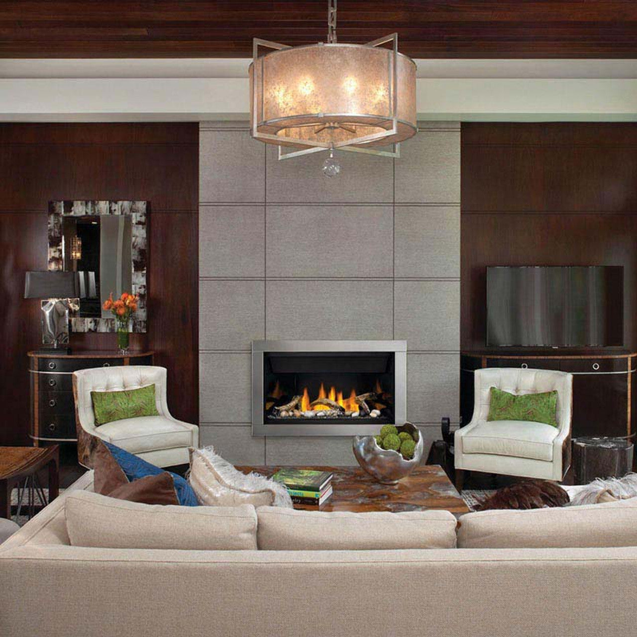 Ascent Linear 36 Single-Sided Direct Vent Gas Fireplace - BL36NT-1 - Chimney Cricket