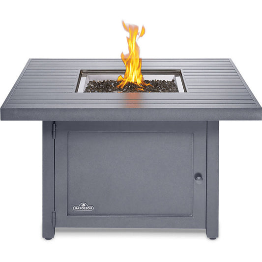 Hamptons Square Propane Patioflame Table - HAMP2-GY - Chimney Cricket