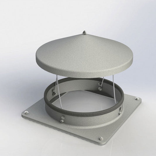 8" x 8" Wiles Top Mount Damper - RD88 - Chimney Cricket