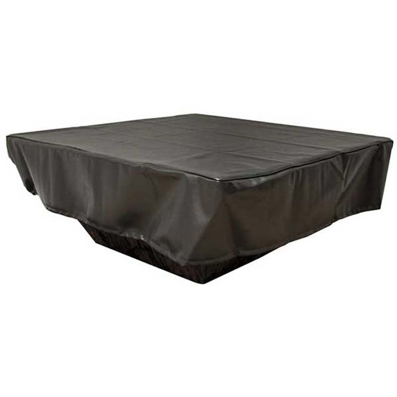 130" x 30" Rectangular Black Vinyl Fire Pit Cover - FPC-130X30 - Chimney Cricket