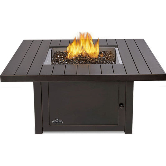 St. Tropez Square Propane Patioflame Table - STTR2-BZ - Chimney Cricket