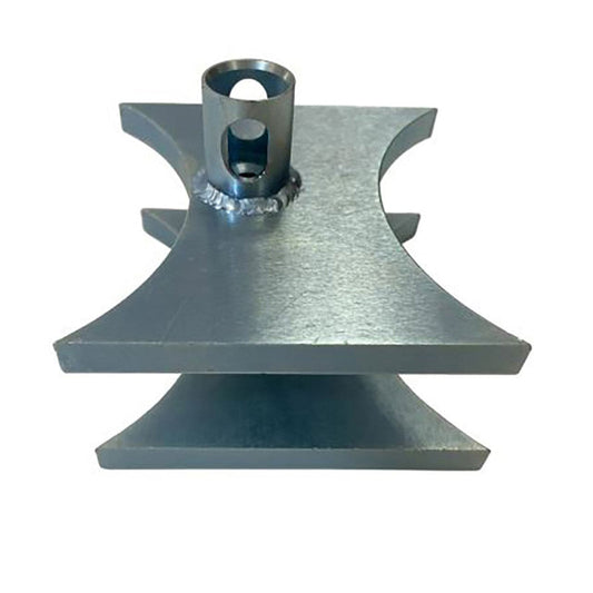 SnapLok Double 4" x 4" Hardened Steel Tile Breaker - TB-4X4-DBL - Chimney Cricket