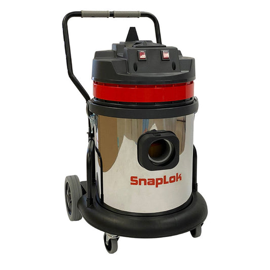 (DS)SnapLok 12-Gallon 2-Motor High-Powered HEPA Vacuum w/ Trolly & 1.5" Accessory Kit-SVS12-2T-1.5 - Chimney Cricket