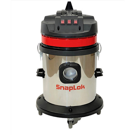 (DS) SnapLok 12-Gallon 3-Motor High-Powered HEPA Vacuum with 1.5" Accessory Kit - SVP12-3-1.5 - Chimney Cricket
