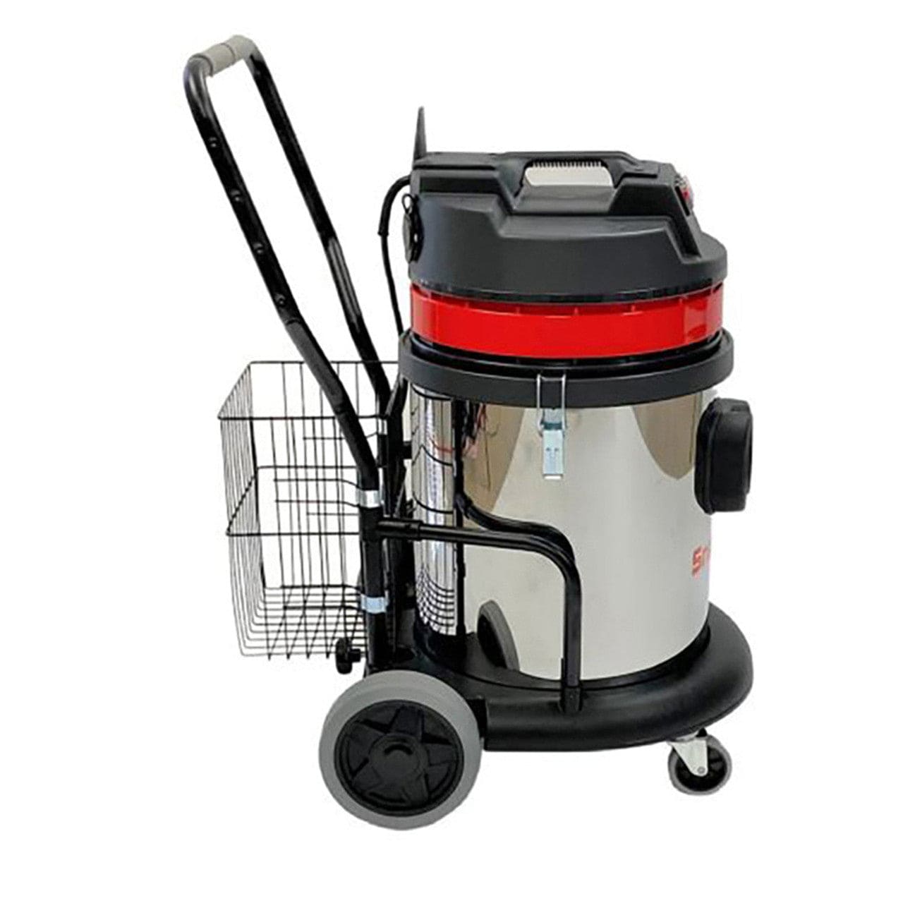 SnapLok 12-Gallon 3-Motor High-Powered HEPA Vacuum with Trolly and 2" Accessory Kit - SVS12-3T-2 - Chimney Cricket