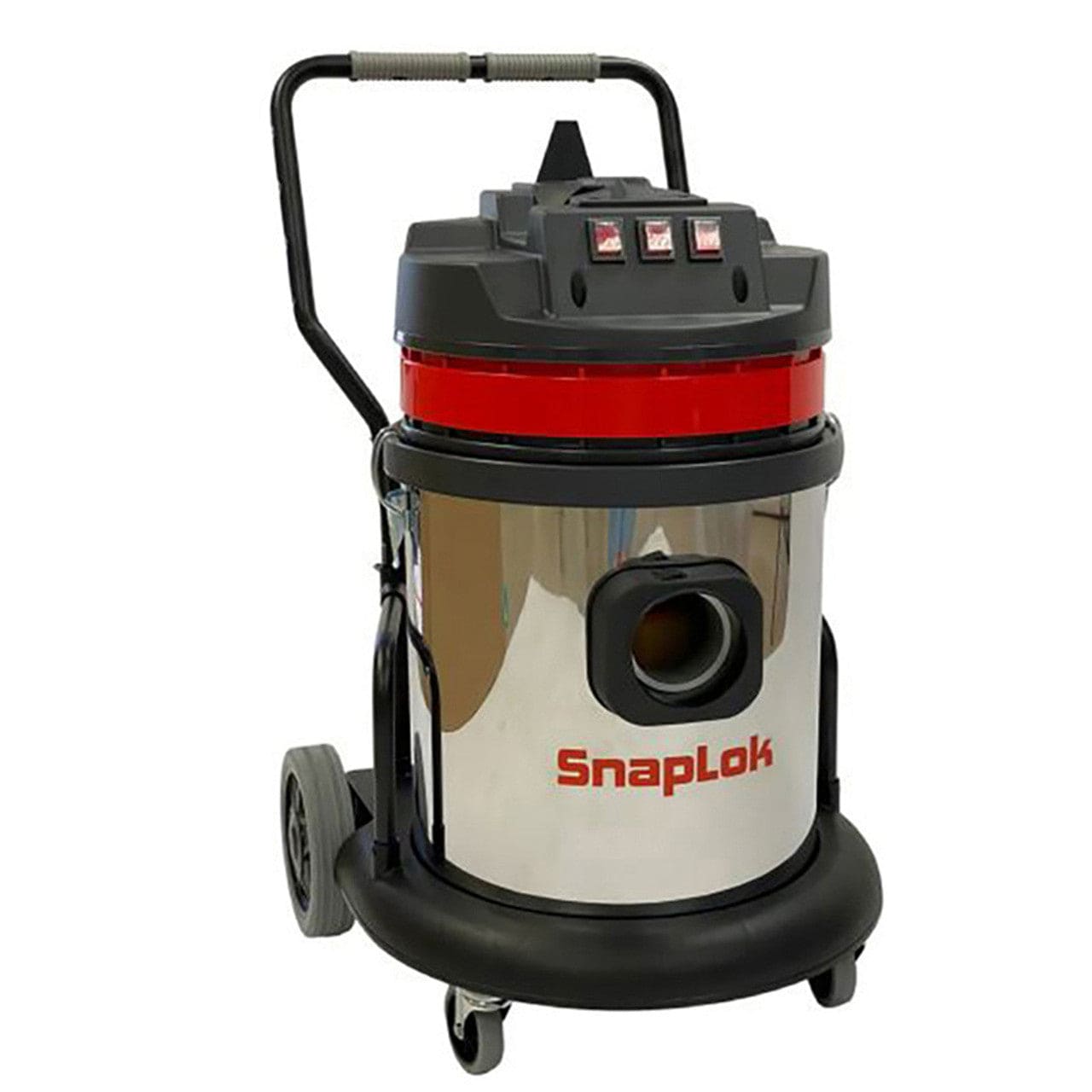 SnapLok 12-Gallon 3-Motor High-Powered HEPA Vacuum with Trolly and 2" Accessory Kit - SVS12-3T-2 - Chimney Cricket