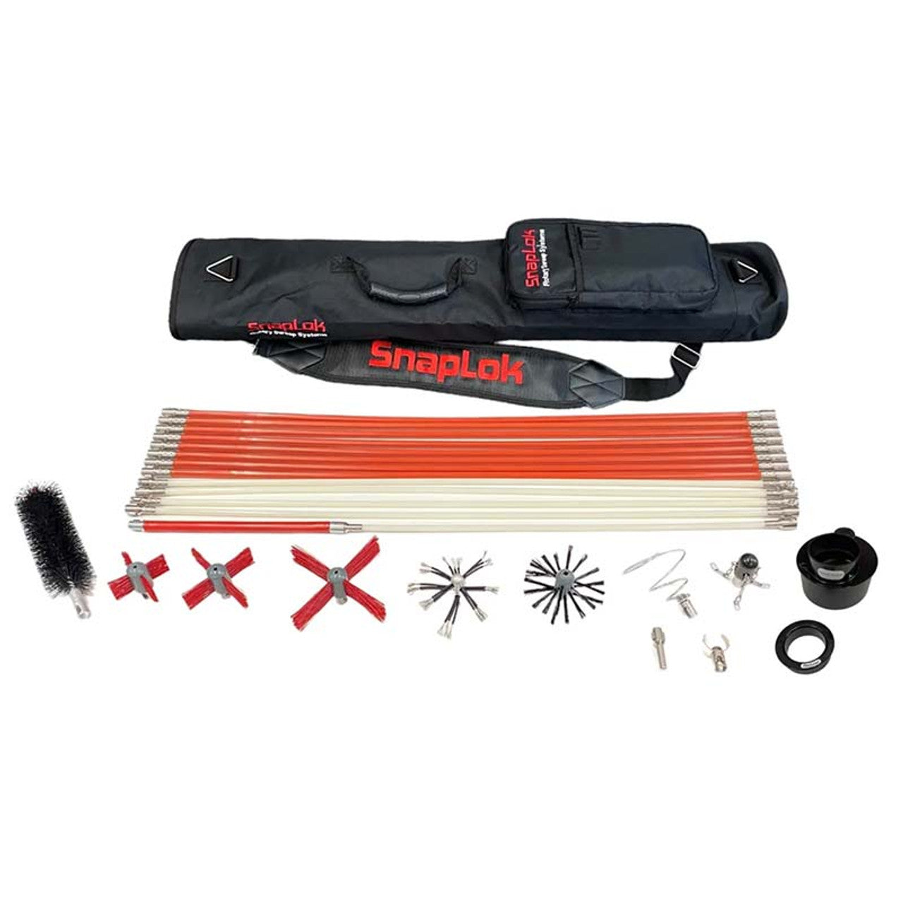 SnapLok 38' Complete Rotary Dryer Vent Cleaning Kit - CDK-38 - Chimney Cricket