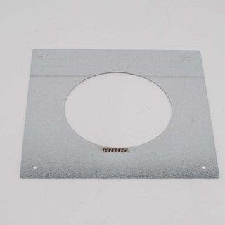 (ds) Ez Vent 4" Galvanized Dryer Vent Wall Plate