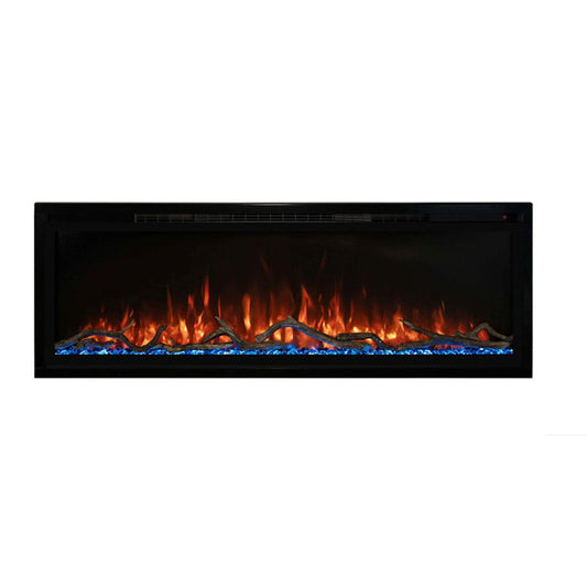 Modern Flames Spectrum Slimline 50" Ultra-Slim Build-In Electric Fireplace - SPS-50B - Chimney Cricket