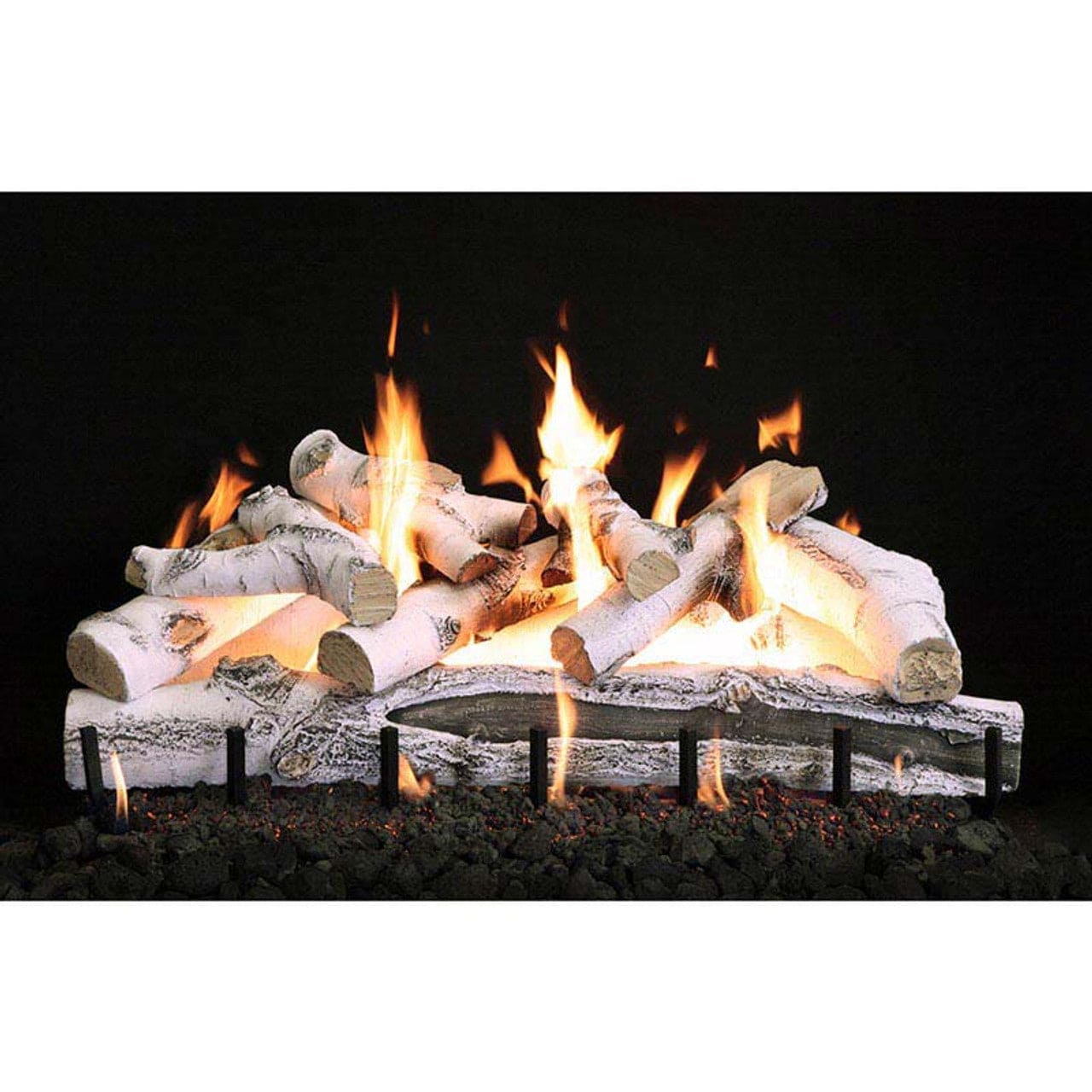 36" Quaking Aspen 9-Piece Vented Gas Log Set - ASPEN36LOGS - Chimney Cricket