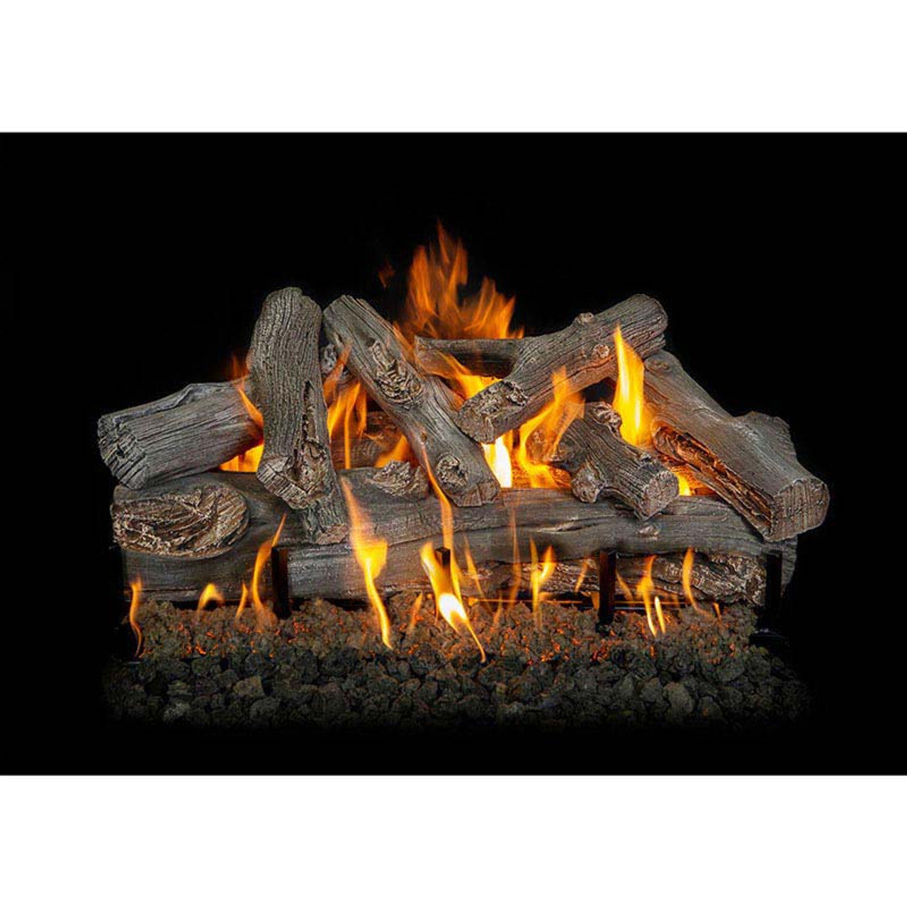 30" Western Driftwood 8-Piece Vented Gas Log Set - DRIFTWOOD30LOGS - Chimney Cricket