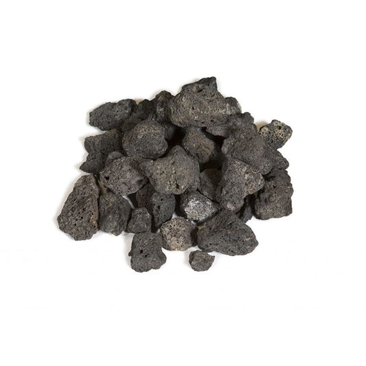 Black Volcanic Rock 10-lb. Bag - HP-B-R-10 - Chimney Cricket