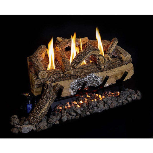 24" Split Oak 10-Piece Vent-Free Log Set - VFSO24 - Chimney Cricket
