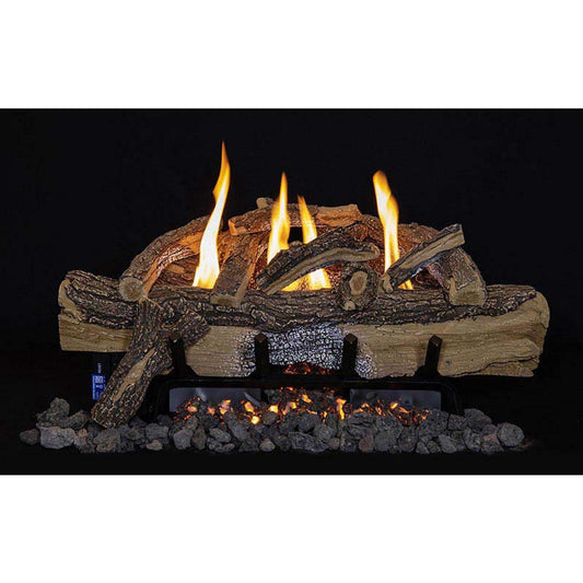 30" Split Oak 10-Piece Vent-Free Log Set - VFSO30 - Chimney Cricket