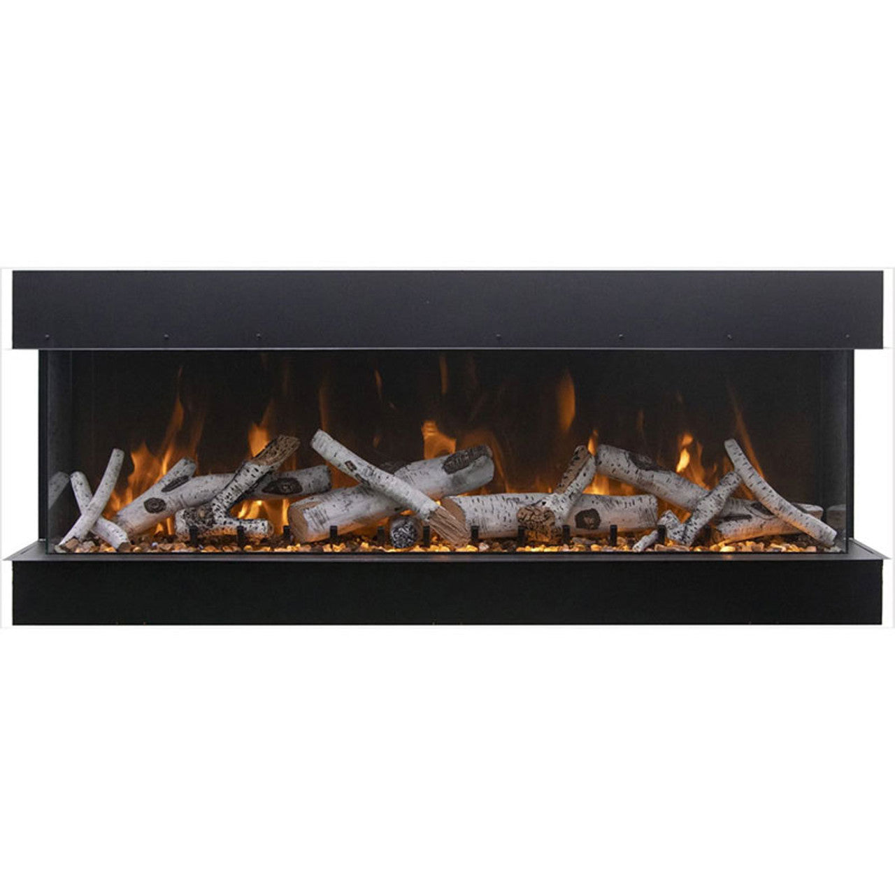 Amantii Tru View XL Deep 60" Smart Electric Fireplace - 60-TRU-VIEW-XL - Chimney Cricket