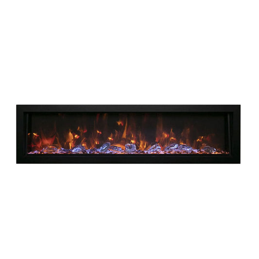 Amantii Panorama BI Deep 60" Smart Electric Fireplace - BI-60-DEEP-OD - Chimney Cricket