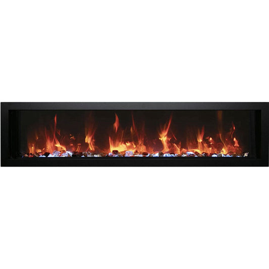 Amantii Panorama BI Extra Slim 60" Smart Electric Fireplace - BI-60-XTRASLIM - Chimney Cricket