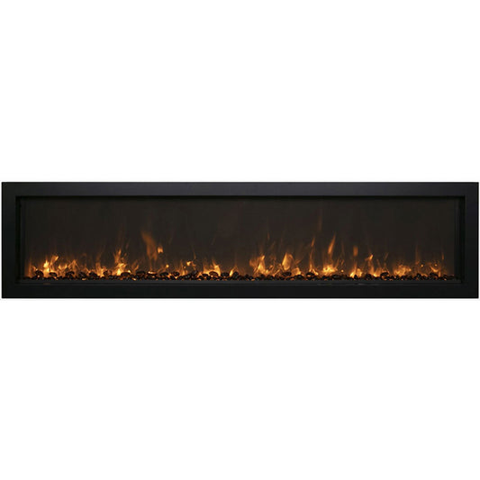 Amantii Panorama BI Slim 72" Smart Electric Fireplace - BI-72-SLIM-OD - Chimney Cricket