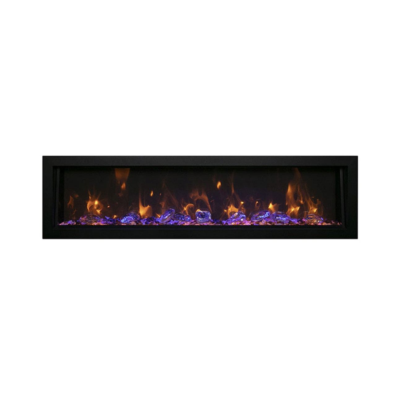 Amantii Panorama BI Deep XT 88" Smart Electric Fireplace - BI-88-DEEP-XT - Chimney Cricket