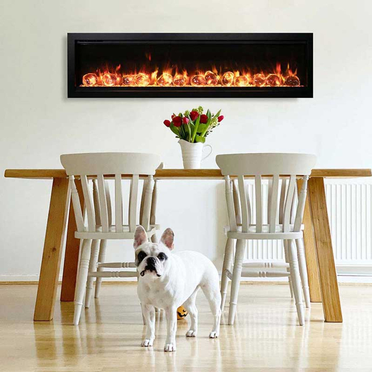 Amantii Symmetry Bespoke 60" Smart Electric Fireplace - SYM-60-BESPOKE - Chimney Cricket