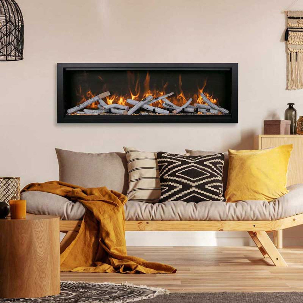 Amantii Symmetry Bespoke 60" Smart Electric Fireplace - SYM-60-BESPOKE - Chimney Cricket
