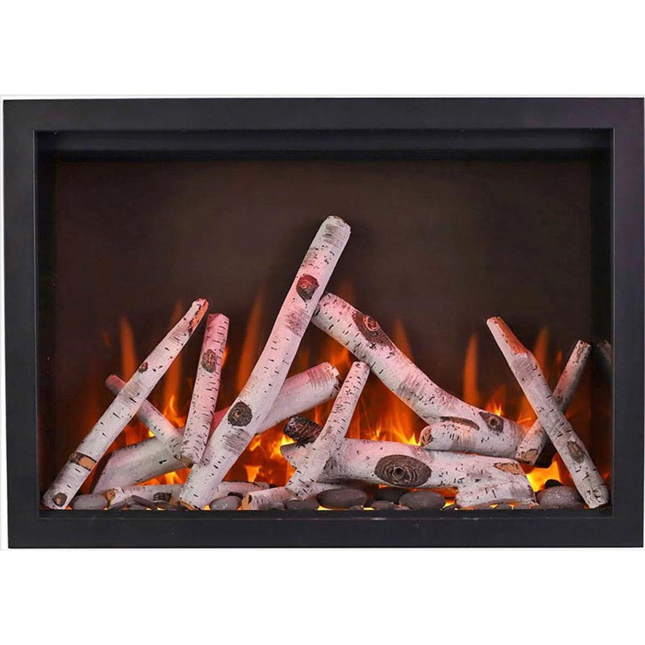 Amantii TRD 33" Smart Electric Fireplace Insert - TRD-33 - Chimney Cricket