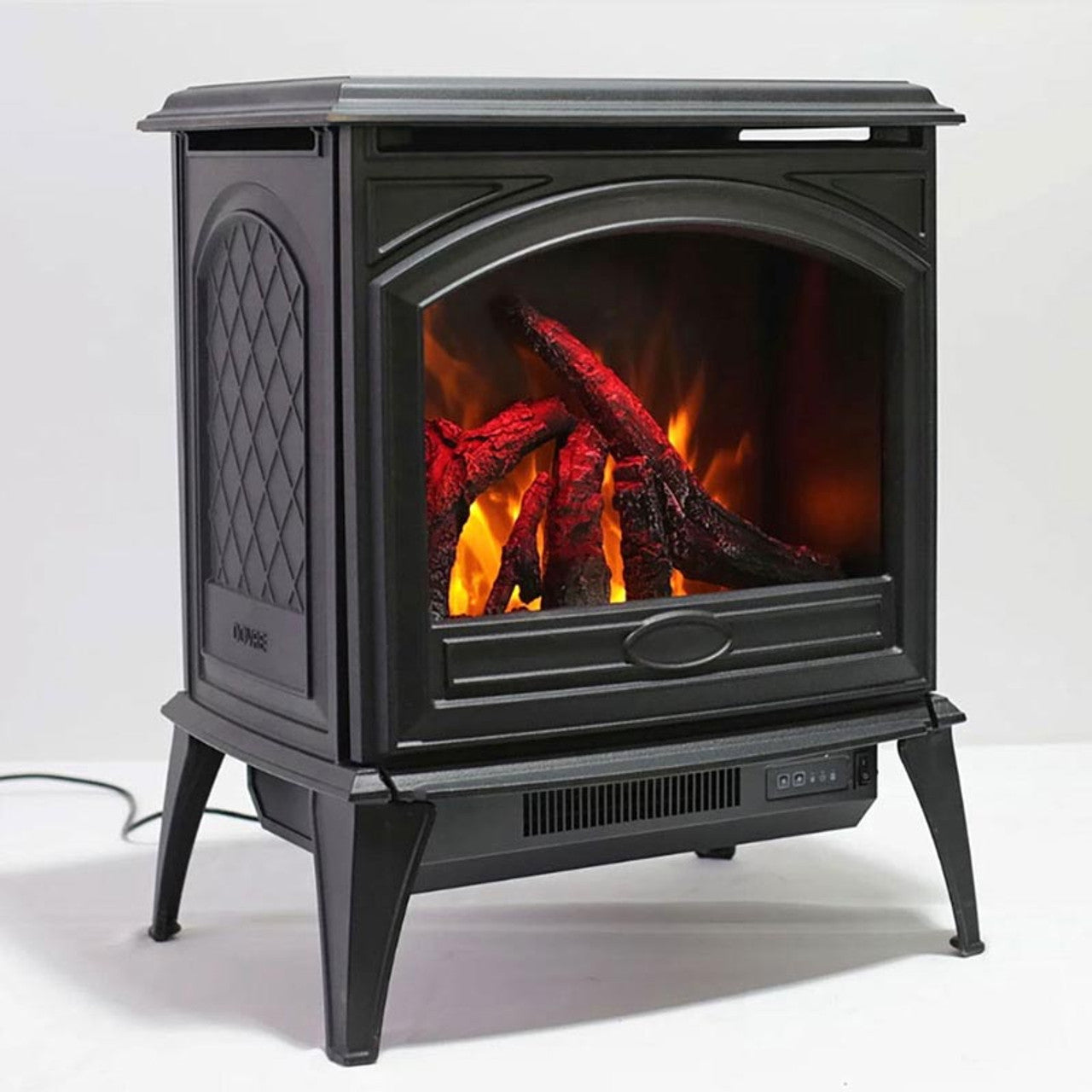 Amantii Freestanding Cast-Iron Electric Fireplace - E50-NA - Chimney Cricket