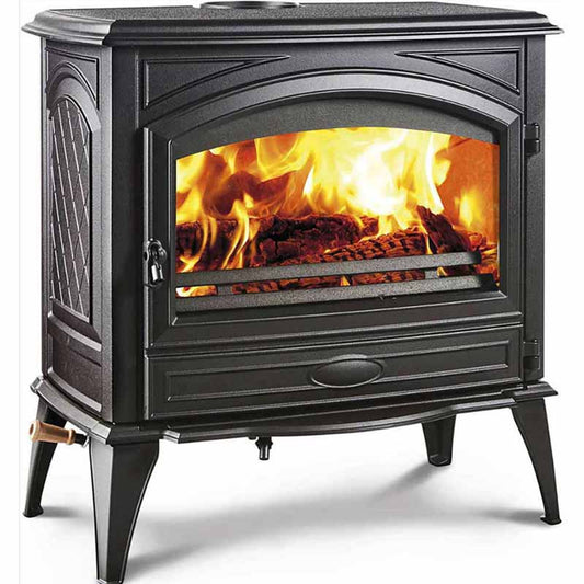 Amantii Lynwood W76 Cast-Iron Wood-Burning Fireplace - LYNWOOD-W76 - Chimney Cricket