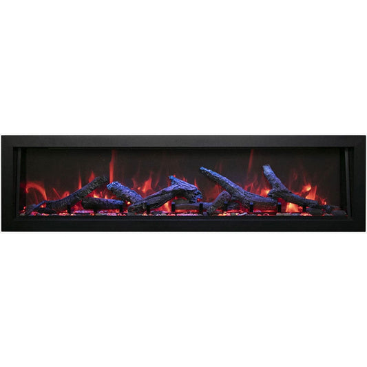 Amantii Panorama BI Deep 50" Smart Electric Fireplace - BI-50-DEEP-OD - Chimney Cricket