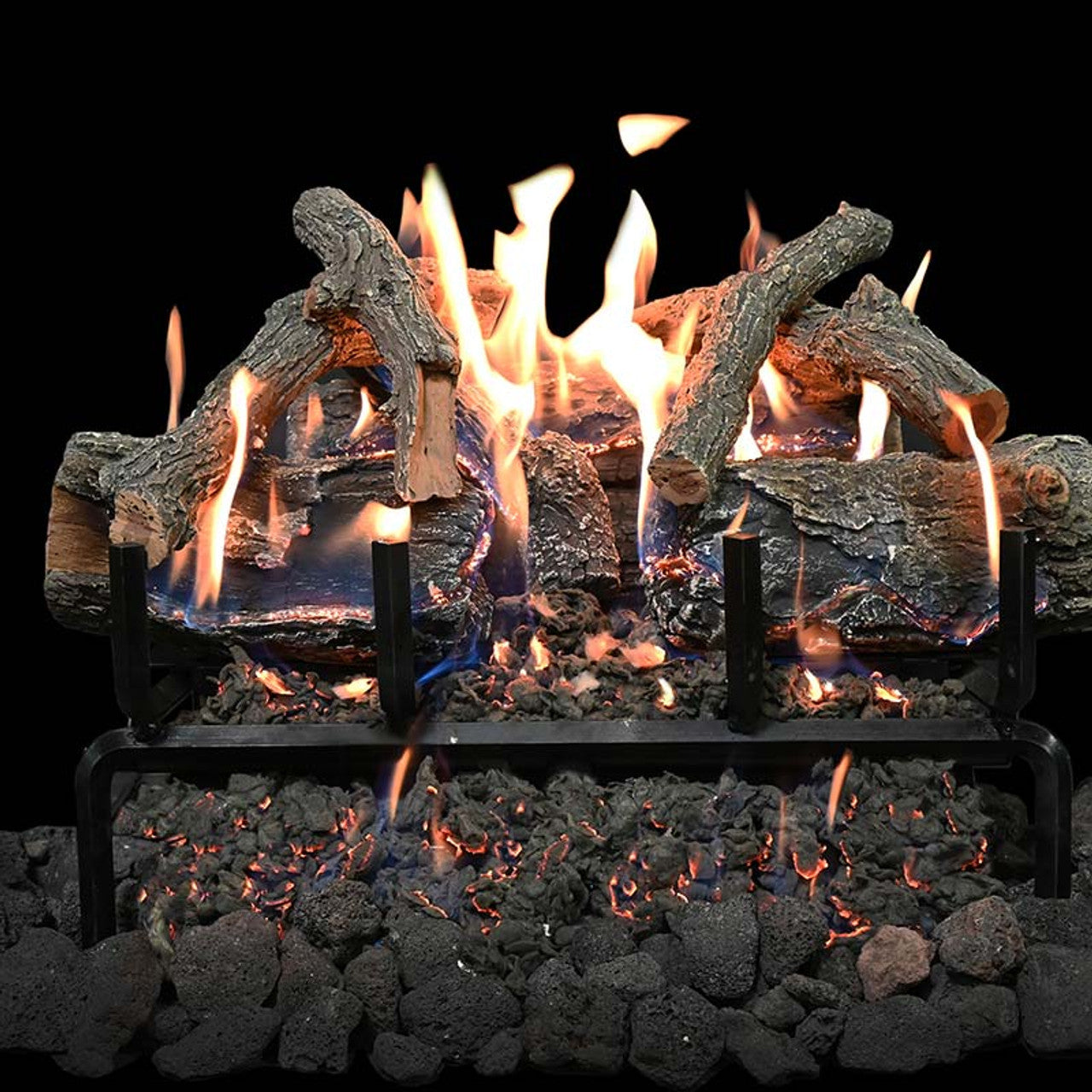 18" GlowFire Arizona Weathered Oak Charred Logs - GFWOC18 - Chimney Cricket