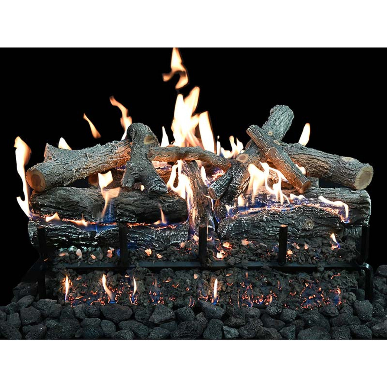 30" GlowFire Arizona Weathered Oak Charred Logs - GFWOC30 - Chimney Cricket