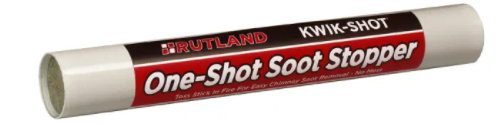 Rutland Kwik-Shot Soot Stopper Toss-In Stick - Chimney Cricket