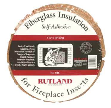 Rutland Fiberglass Fireplace Insert Insulation - Chimney Cricket