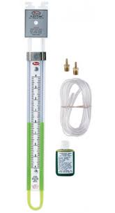 Manometer, Rigid U-Tube, Water, Dwyer, DW1223-16, 8-0-8 - Chimney Cricket