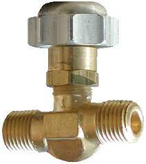 Needle Valve, Brs, 1/4 x 1/4" - Chimney Cricket