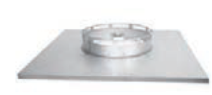 Duravent 14" Diameter DuraChimney II Chase Top Flashing - Chimney Cricket