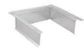 Duravent 14" Diameter DuraChimney II Roof Radiation Shield - Chimney Cricket