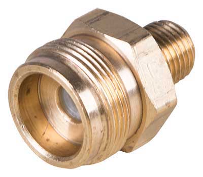 1"-20 Male Thread x 1/4 Male Pipe Adapter, ME417, 2096 - Chimney Cricket
