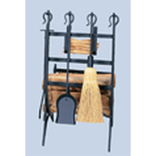 Log&Kindling Rack w/ Tools