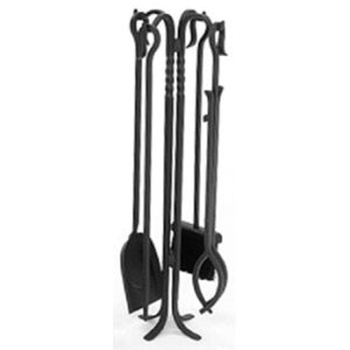 Classic Black Wrought Iron Tool Set - 26 1/2