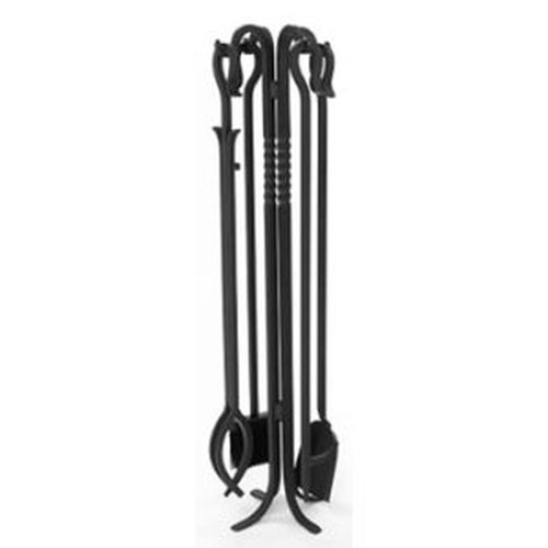 Classic Black Wrought Iron Tool Set - 38 1/2