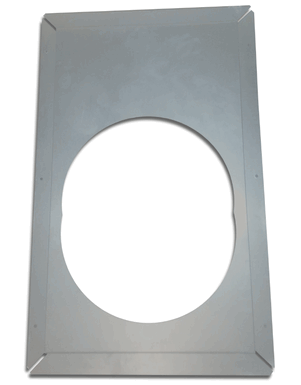 Superior 30 Degree 2" Clearance Firestop Spacer for 12DM Series Wood Burning Pipe - Chimney Cricket